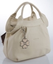Кожаная летняя сумка Eleganzza, цвет: бежевый Z20 - 4579M-1 2010 г инфо 11723v.