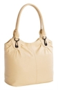 Кожаная летняя сумка Eleganzza, цвет: бежевый Z20 - 6868M-1 2010 г инфо 11732v.
