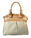Кожаная летняя сумка Eleganzza, цвет: бежевый Z27 - 6773M 2009 г инфо 11765v.