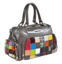 Кожаная сумка Eleganzza, цвет: серый ZO - 1345S 2010 г инфо 11780v.