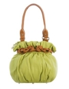 Летняя кожаная сумка Eleganzza, цвет: салатовый+охра 00112834 2010 г инфо 11782v.